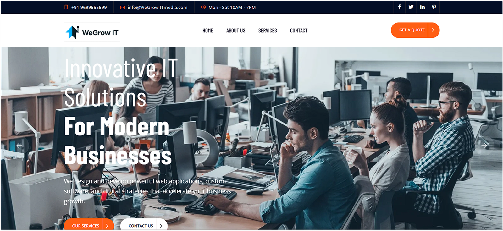 WeGrowIt Website